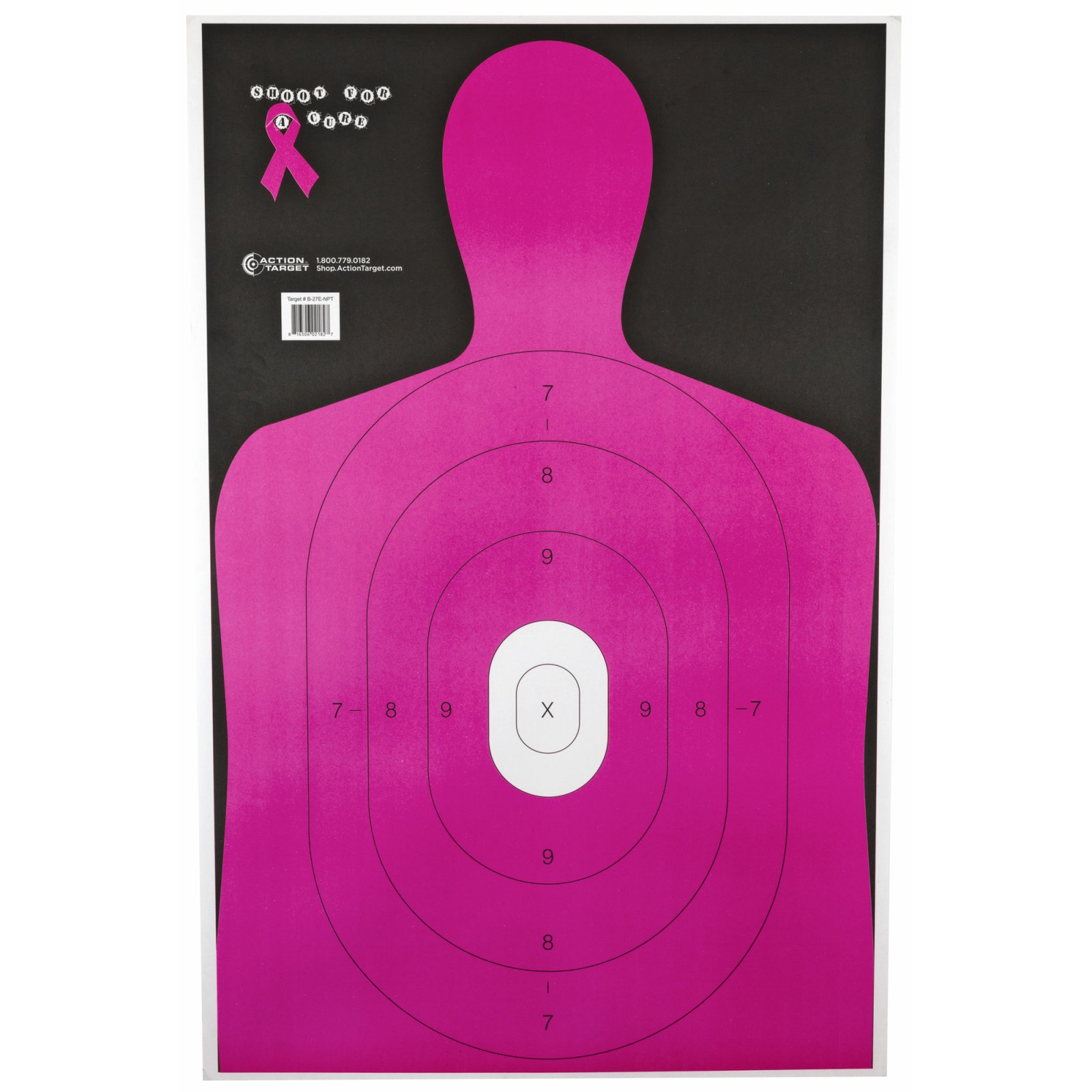 Buy Action Target B-27E-NPT-100 Pink Silhouette Target 23"x35" 100 Pack online