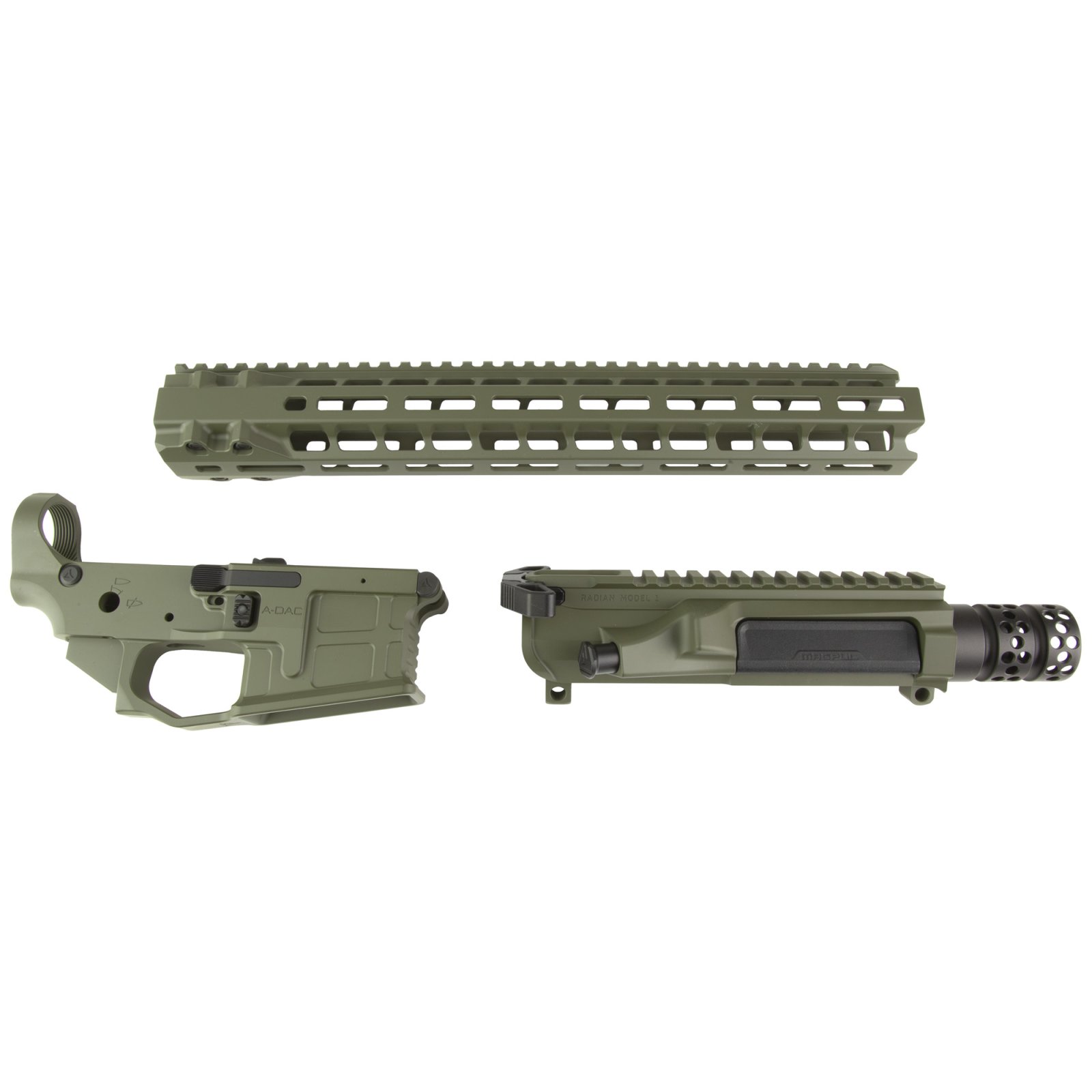 Buy Radian Weapons AX556 Multi Caliber 14 Inch Olive Drab Green Cerakote Sem... online