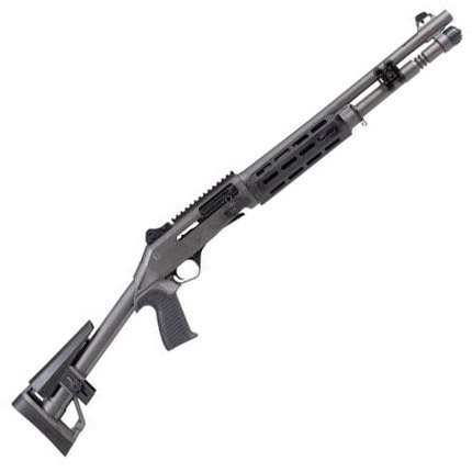 Panzer Arms PAM4CSDGMFSS M4 Speed Pro 12ga Semi Auto 18.5" Grey Cerakote - Panzer Arms