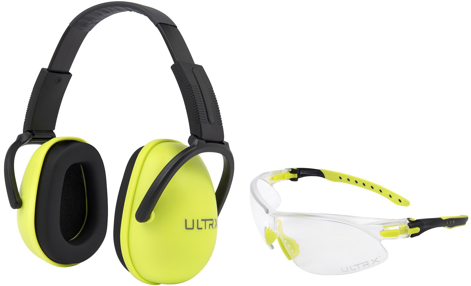 Allen 4176 Sound Blocker Ear & Eye Protection Combo 23 dB Lime Green Youth - Allen Company - LIME GREEN