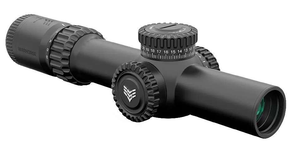 Swampfox WAR16241RL Warhorse 1-6x24mm FFP Riflescope 34mm Tube MIL Reticle - Swampfox Optics
