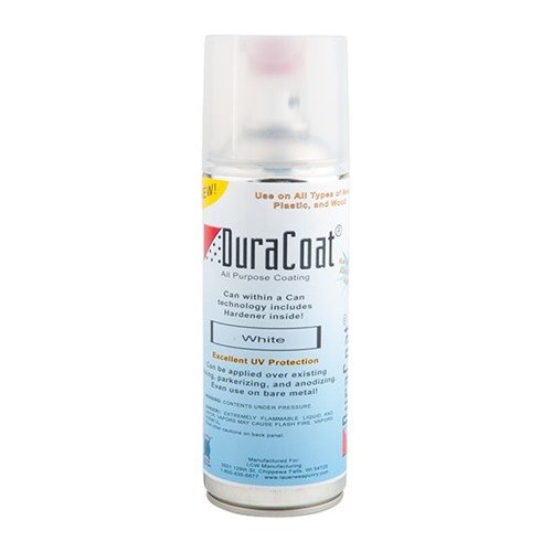 LAUER CUSTOM WEAPONRY 12 OZ. WHITE DURACOAT AEROSOL - Lauer Custom Weaponry