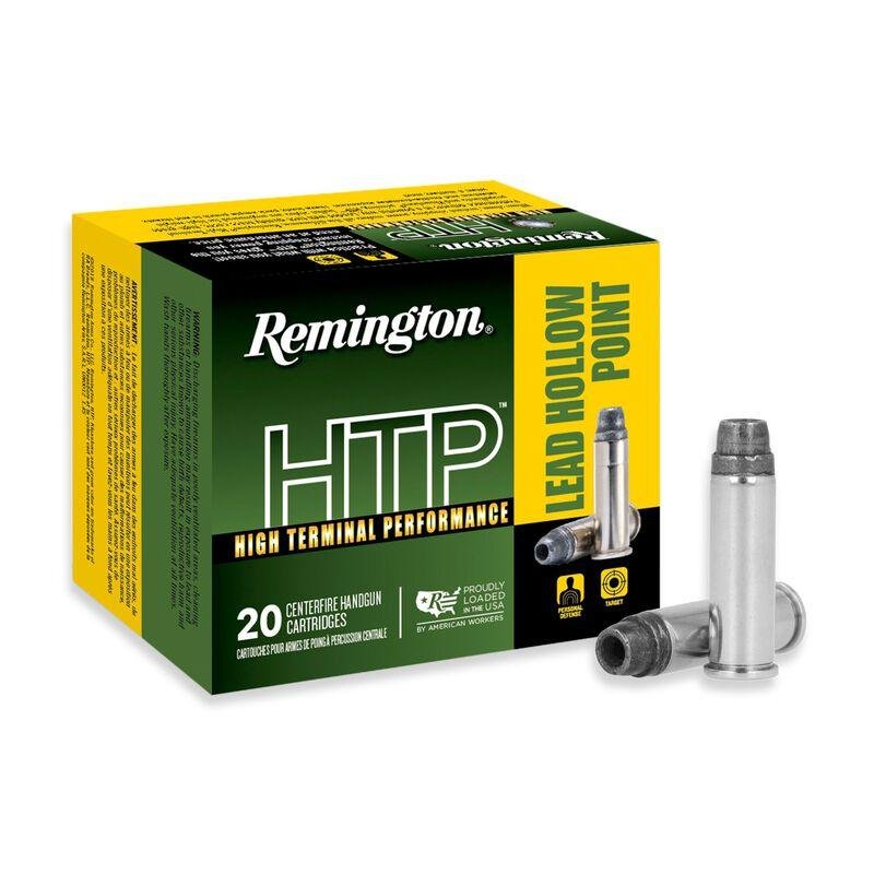 Remington 22297 HTP .38 Special +P, 158 Grain LHP, 20 Rounds - High Weight Retention & Double Diameter Expansion - Remington Arms Company, LLC - 38 Special