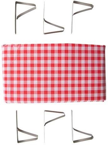 S/SPORT 610-611 Picnic Table Cloth 54 In x 72 In with 6 Clamps