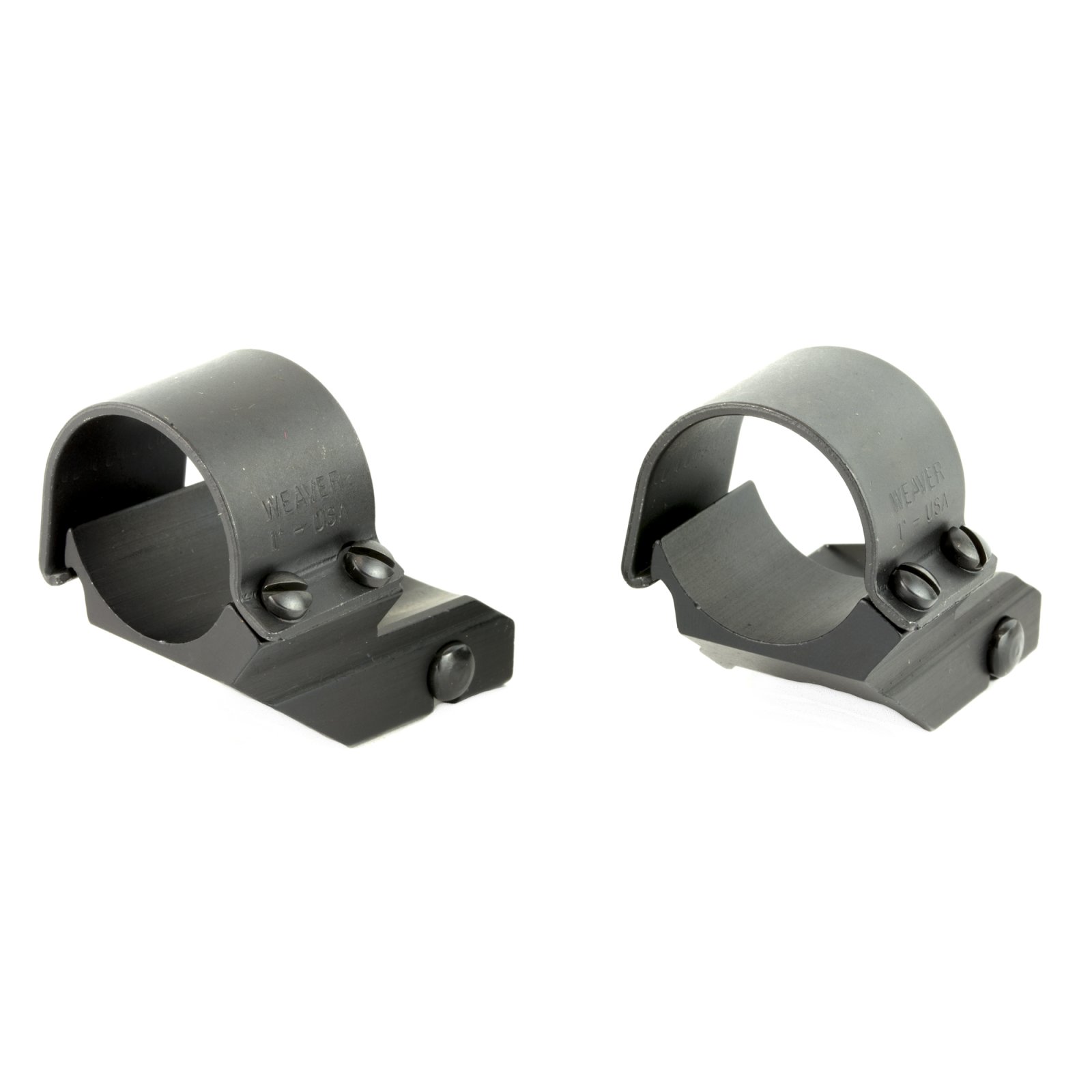 Weaver 49045 Detachable Dual Extension Rings 1 in Matte Black High - Weaver - 1"