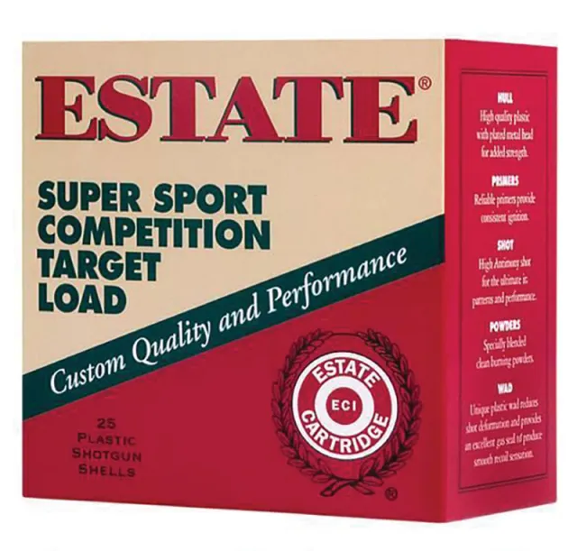 Federal SS12H1 7.5 12GA 2.75" 1oz #7.5 Super Sport Target Loads 250/Case