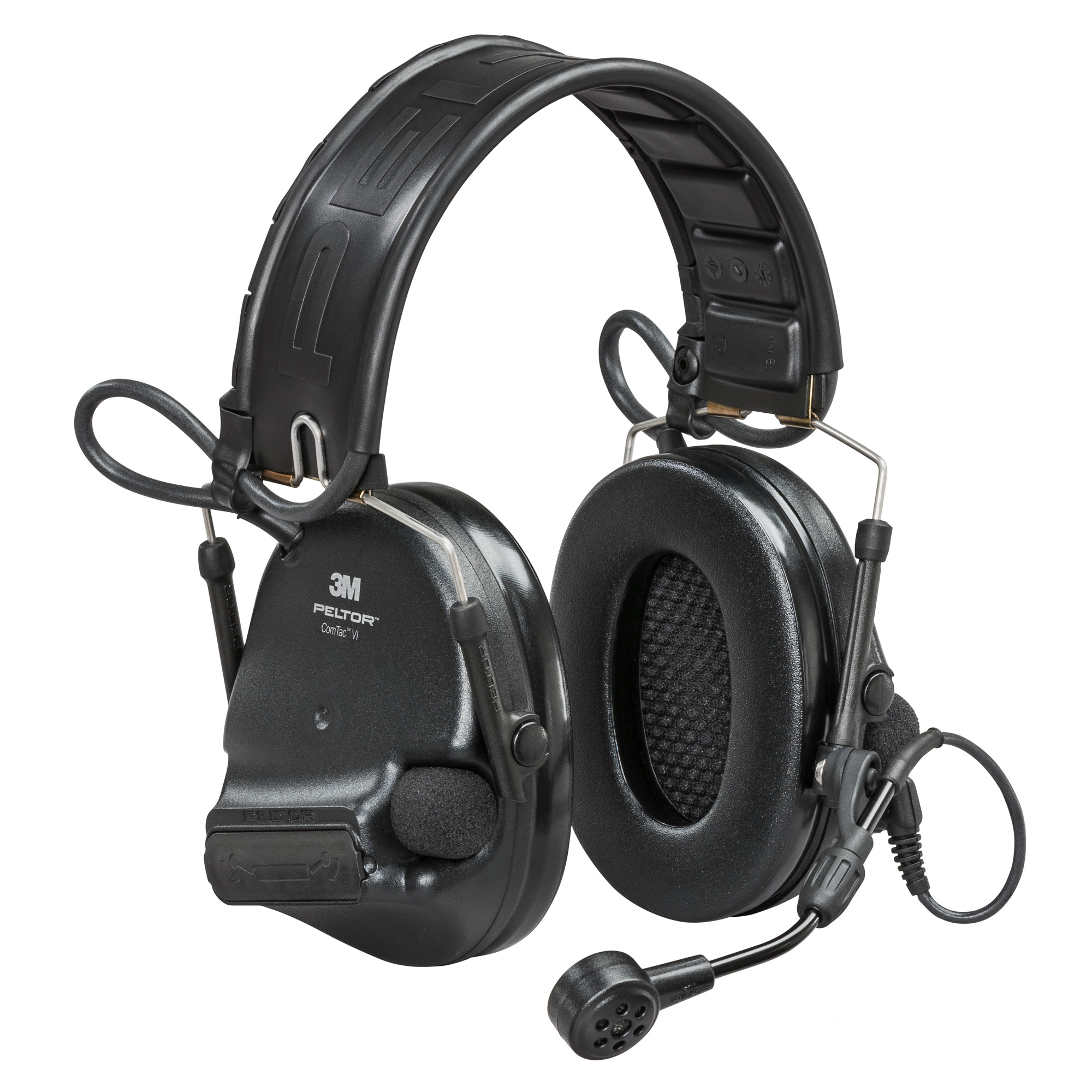 3M Peltor MT20H682FB-09NSVS ComTac VI Earmuff, Black, NIB Wireless Tech