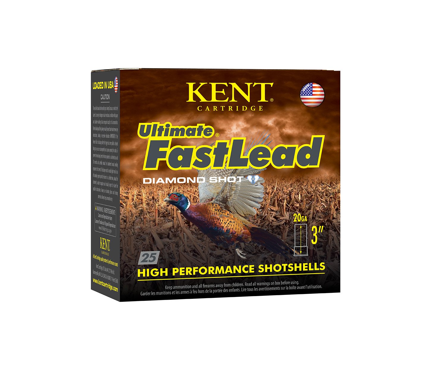 Kent Cartridge K203UFL365 20 Gauge 3 in 1 1/4 oz #5 Shot 1300 fps 25 Rounds - Kent Cartridge - 20 Gauge
