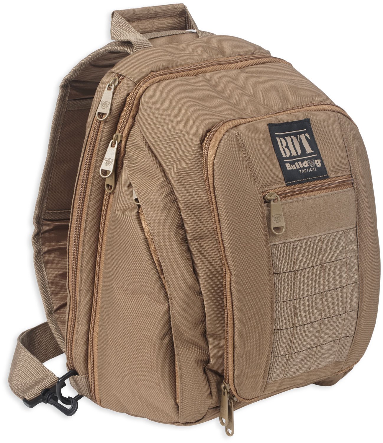 Bulldog BDT408T BDT Tactical Sling Pack Small Nylon w/ Tan Finish - Bulldog