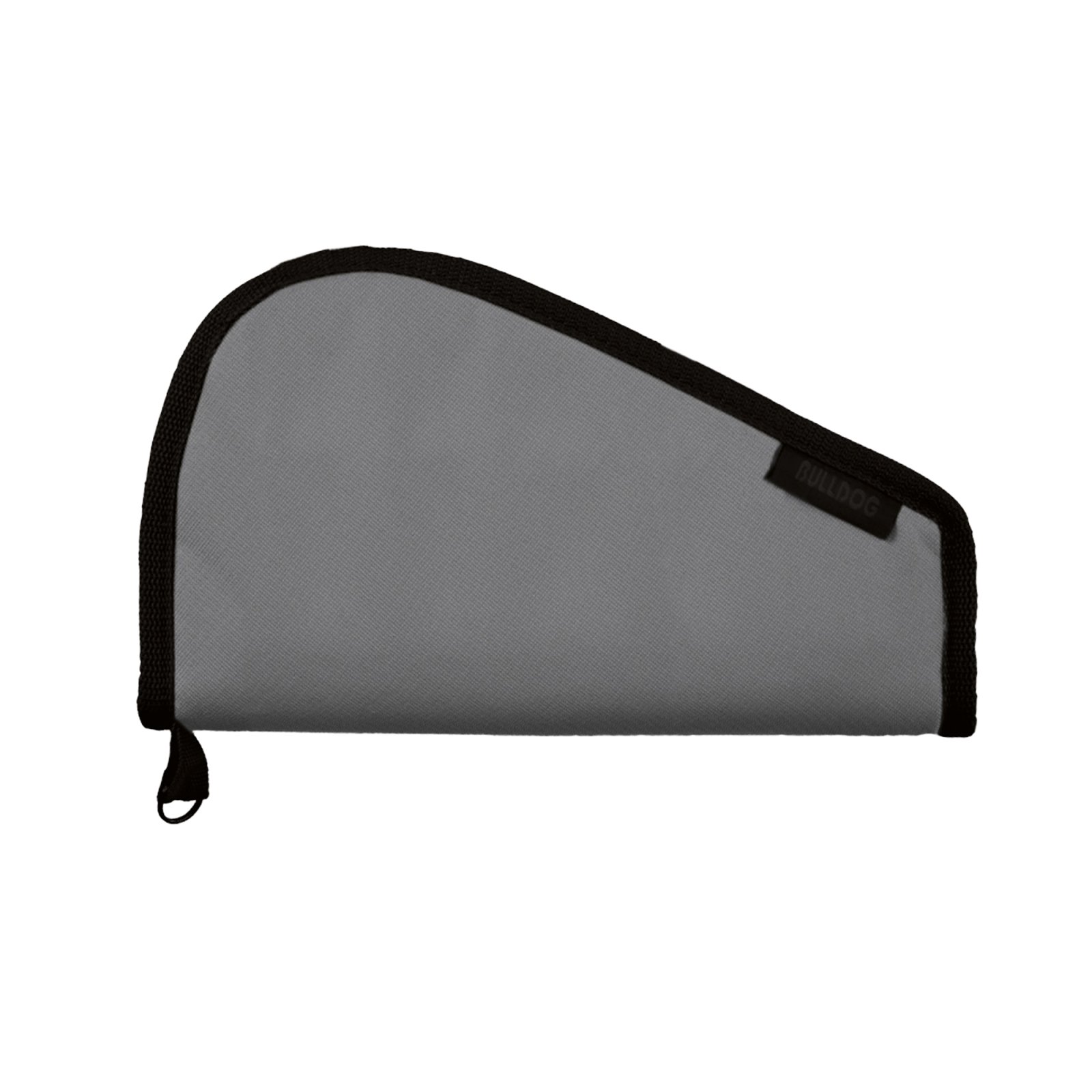 Bulldog BD611 Medium Pistol Rug, Textured Gray, Black Trim, Water-Resistant Nylon, 1.75" Soft Padding, 15"x6" Interior