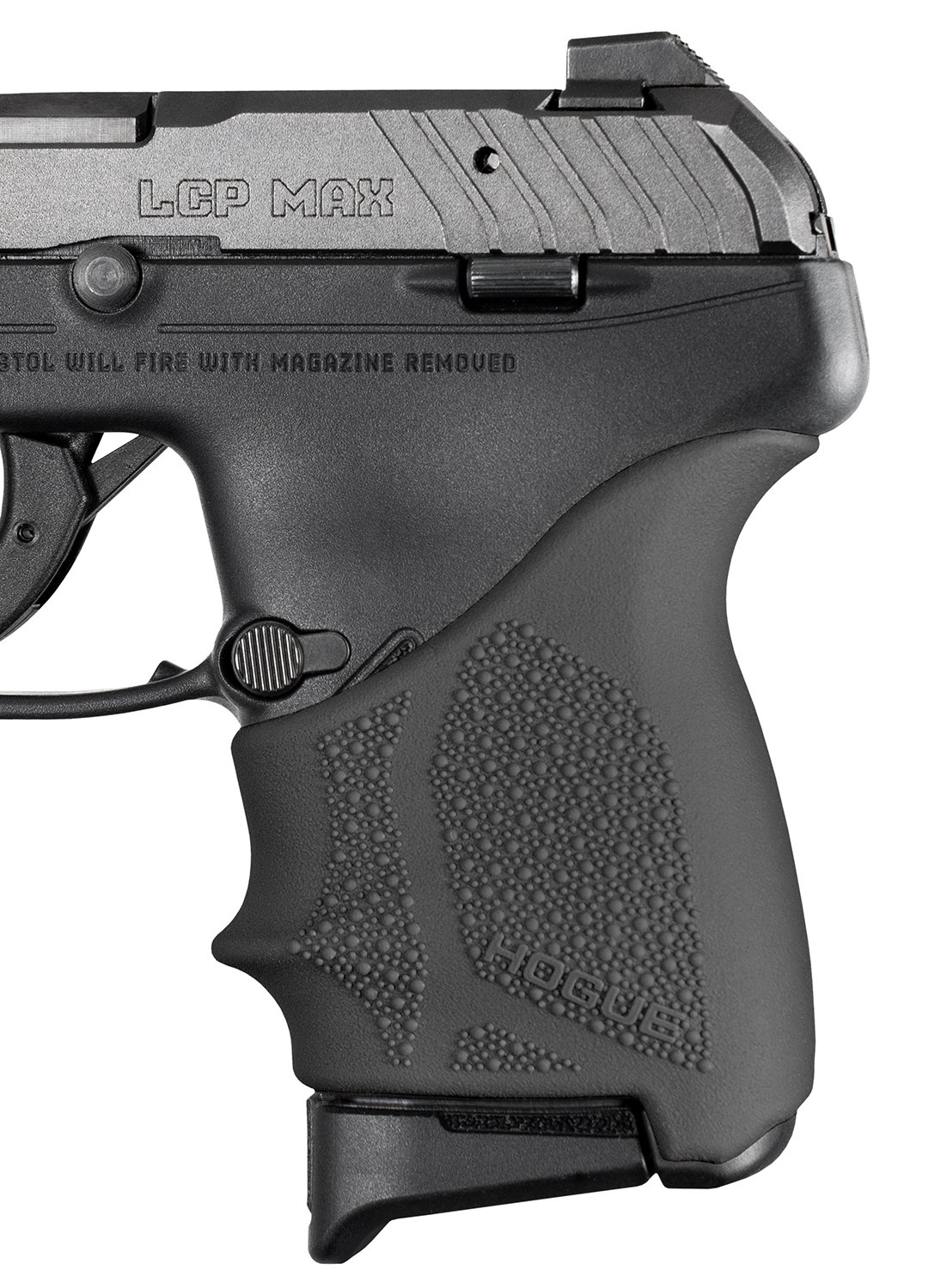 Hogue HandAll Beavertail Grip Sleeve Ruger LCP Max Black - Hogue