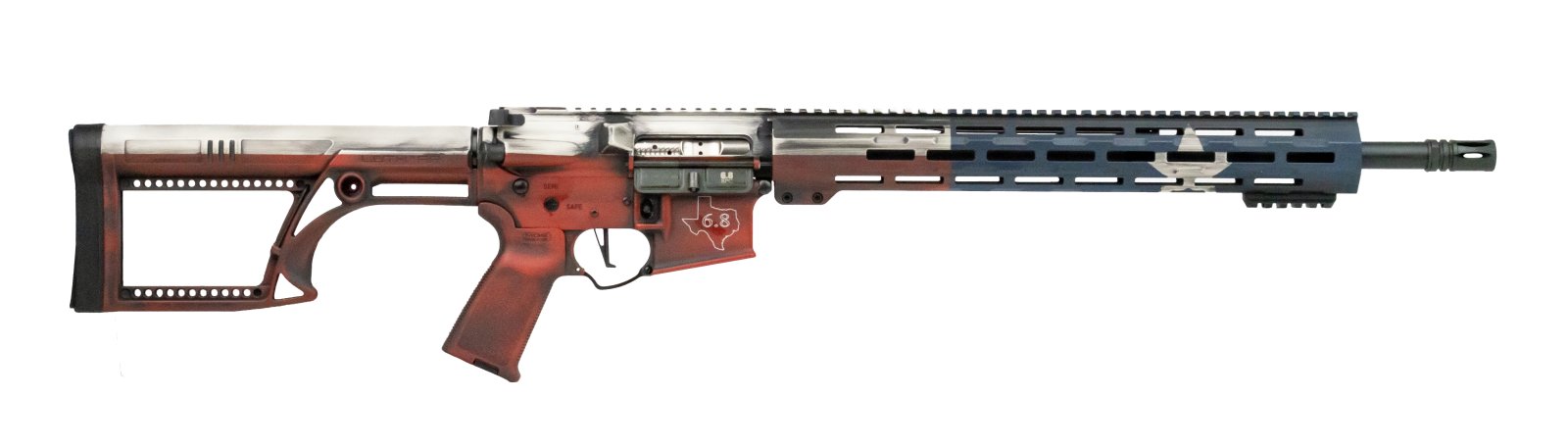 Alex Pro RI100T 6.8 SPC Hunter 18" Cerakote LUTH-AR Stock 24-Rd Mag