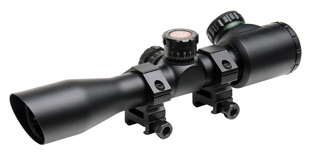 TruGlo Tru-Brite Xtreme 4x32mm Illuminated Mil-Dot Riflescope with Rings