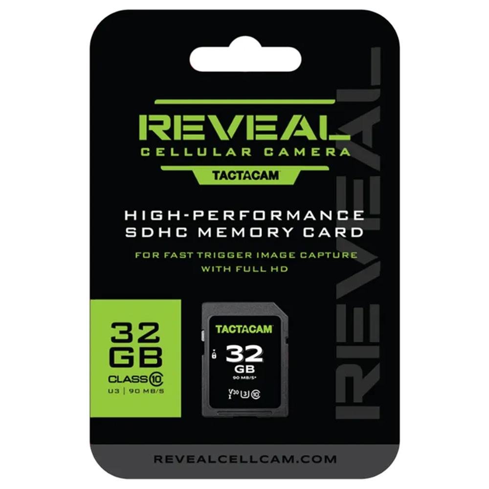 Tactacam REVEAL 32GB SD Card High-Performance Memory for Game Cameras
