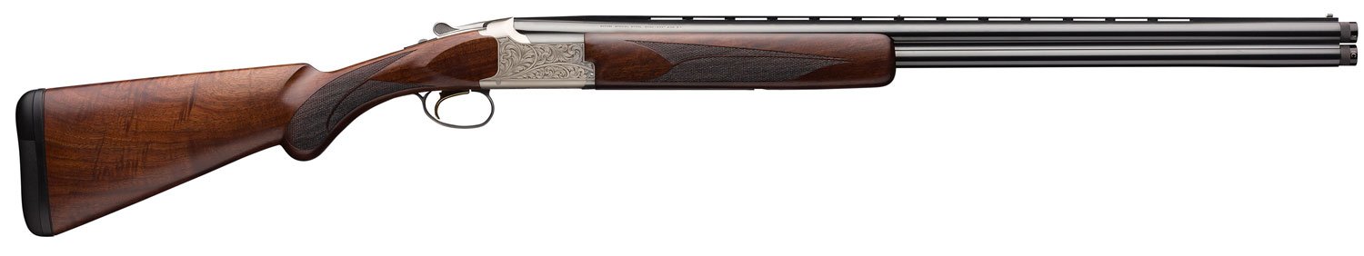 Browning Citori Feather Lightning 20 Ga 28 in Blued Steel 2rd Satin Nickel - Browning - 20 Gauge