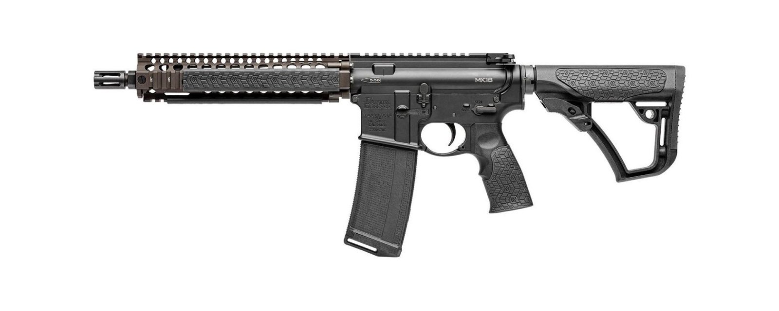 Daniel Defense MK18 SBR 5.56 10.3" Barrel FDE RIS II Handguard 30 Rd Mag