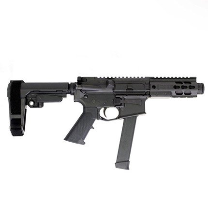 Brigade BM9 9MM AR Pistol 5.5" Graphite Black SBA3 Brace 33RD