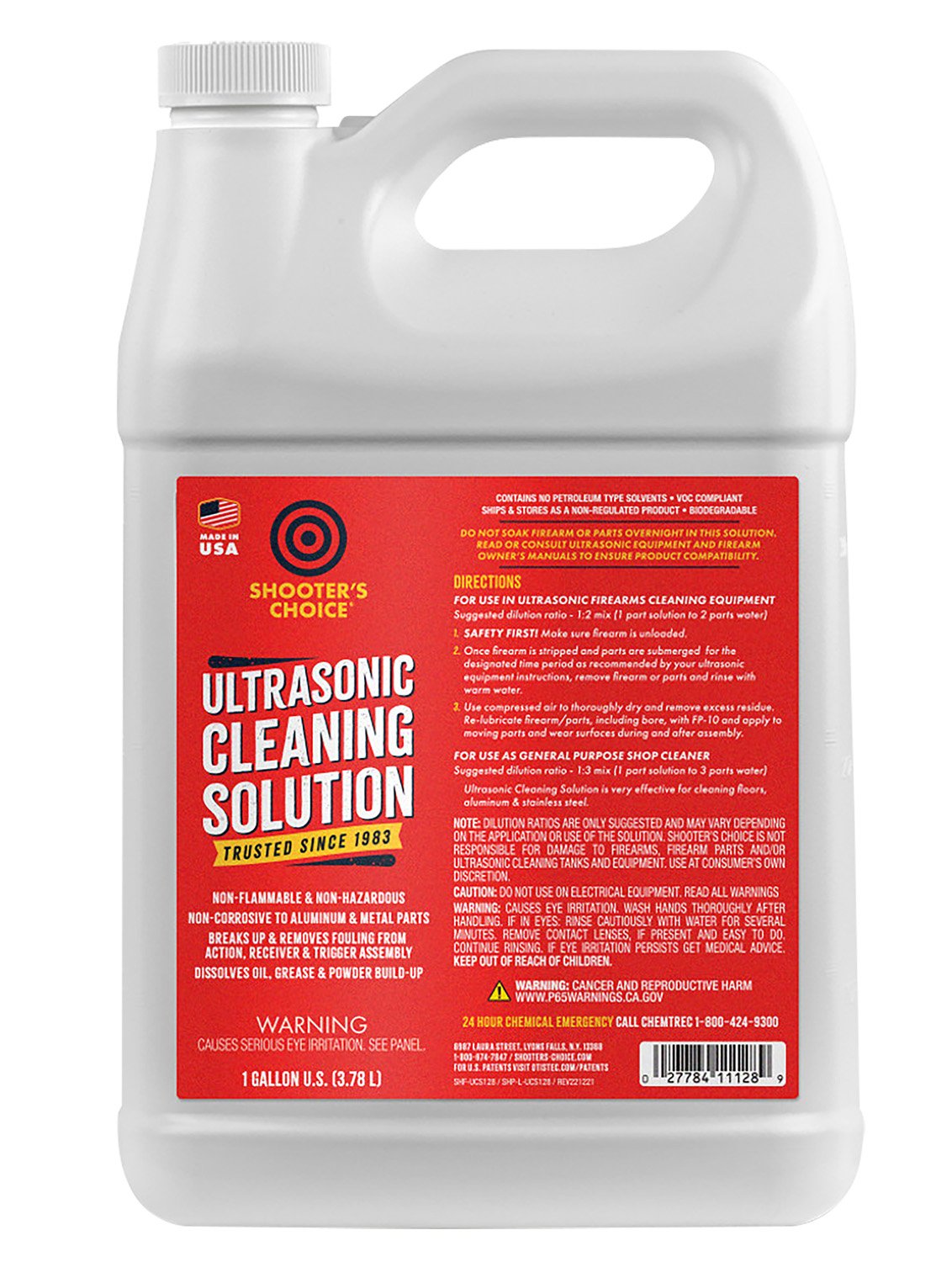 Shooters Choice Ultrasonic Cleaning Solution 1 Gallon