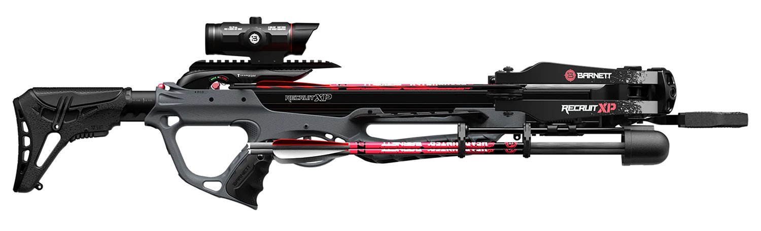 Barnett Explorer Recruit XP Crossbow 330 FPS, 125 lb Draw, 3-Dot Sight - Barnett Outdoors