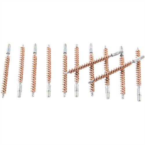 Brownells Standard Line Bronze Rifle Brush 22 Cal Centerfire 12 Pack - Brownells - 22 CALIBER