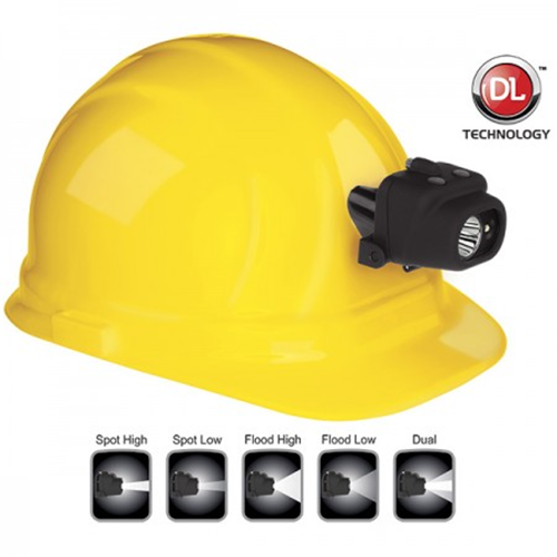 Nightstick NSP-4608BC LED Headlamp 180 Lumen Hard Hat Clip Black