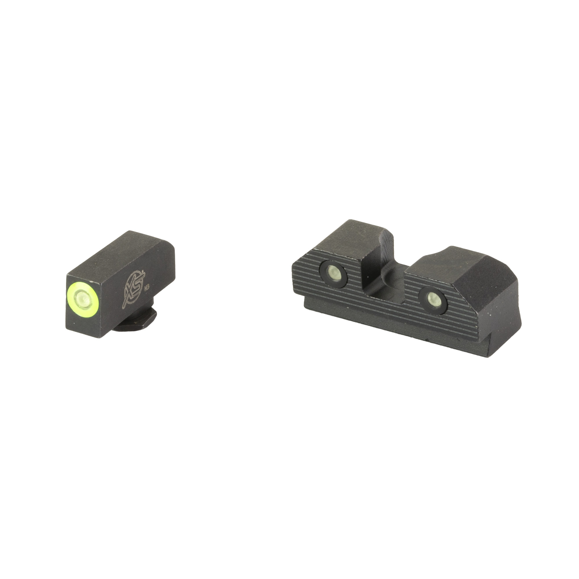 XS Sights GLR201P6G R3D 2.0 Night Sights Glock Green Tritium Set