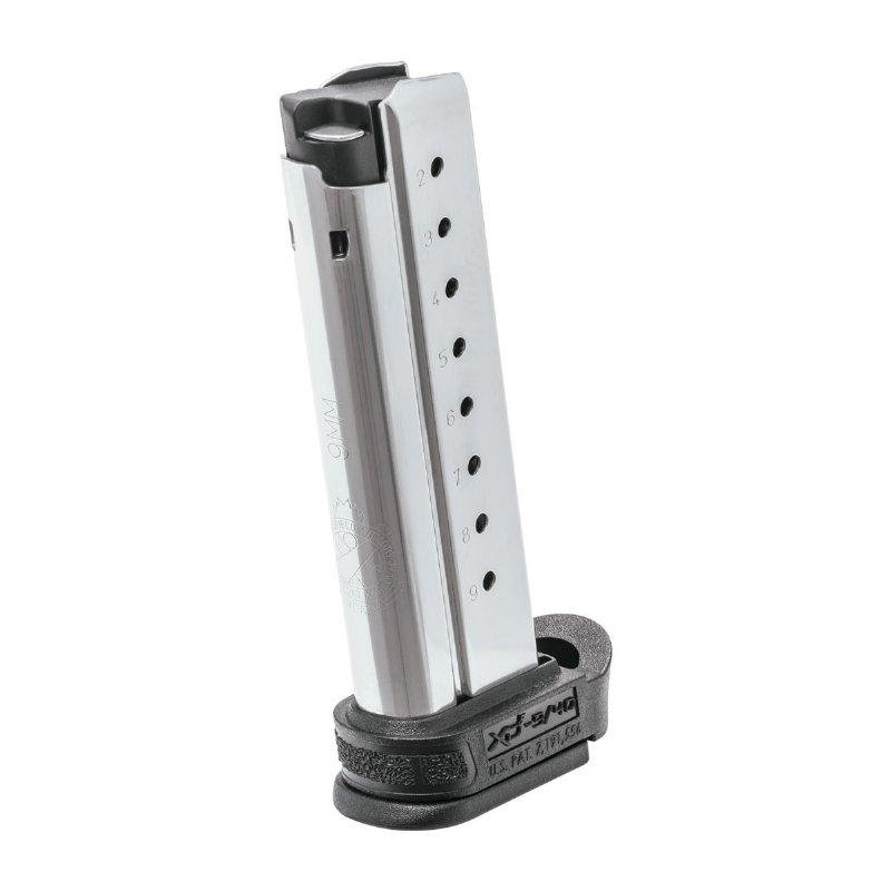 Buy Springfield Armory XD-E 9mm Luger 9-Round Stainless Steel Detachable Magazine with Extended Sleeve online
