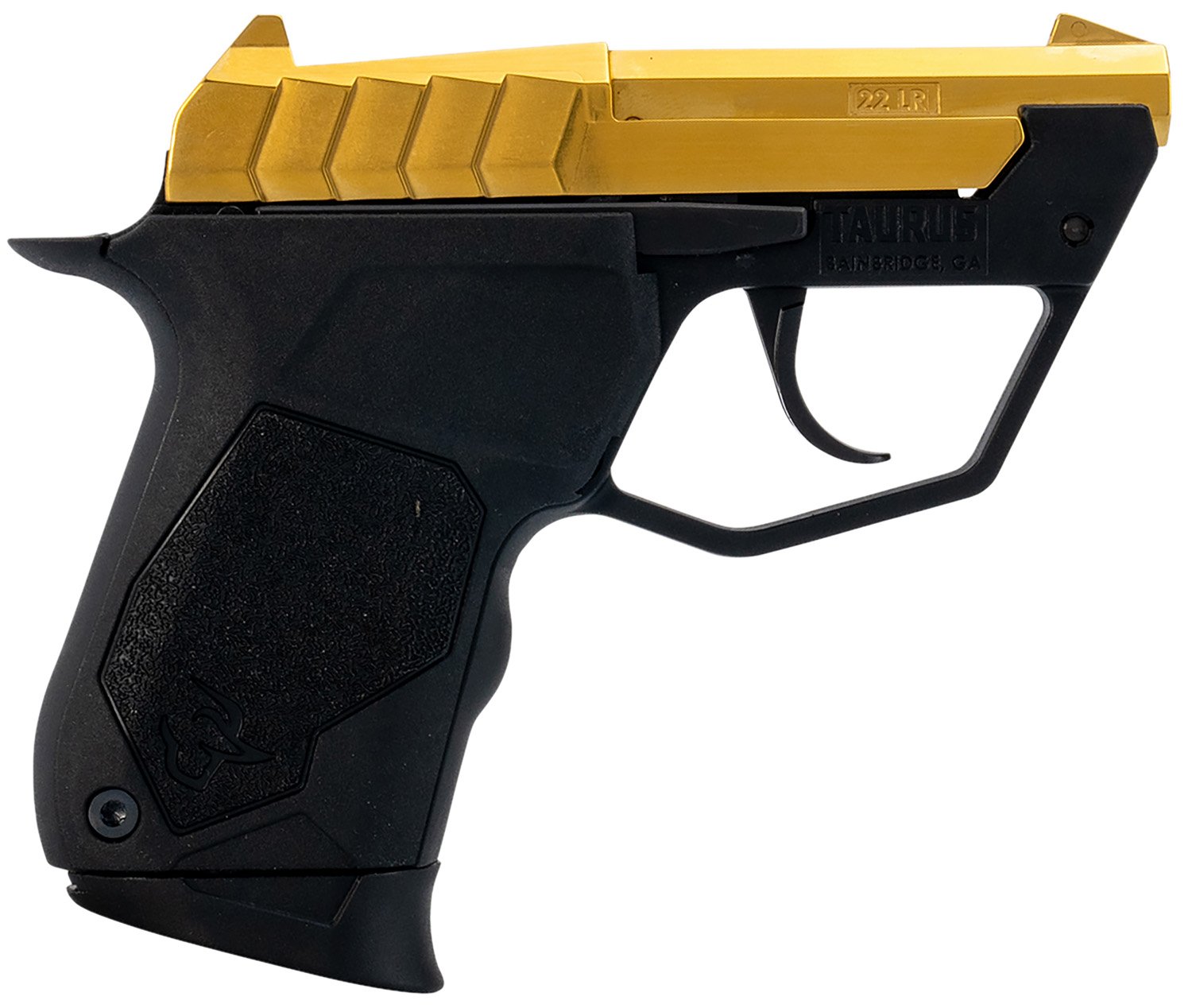 Taurus 22TUC 22LR Pistol 9+1 Gold PVD 2.5" Fixed Orange Dot Sights - Taurus International Manufacturing, Inc. - 22 LR