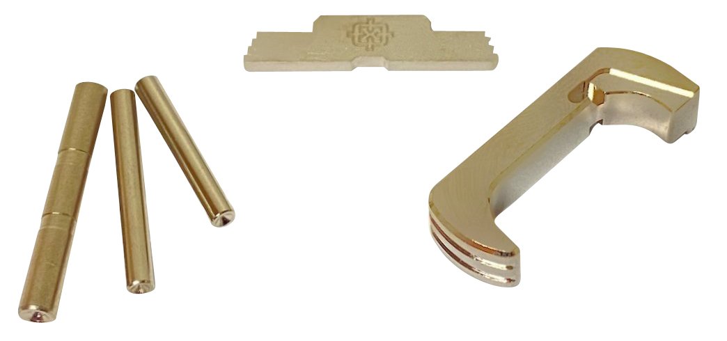 Cross Armory CRG5OKSV Glock Gen5 Kit Silver Steel/Aluminum 3-Piece Set