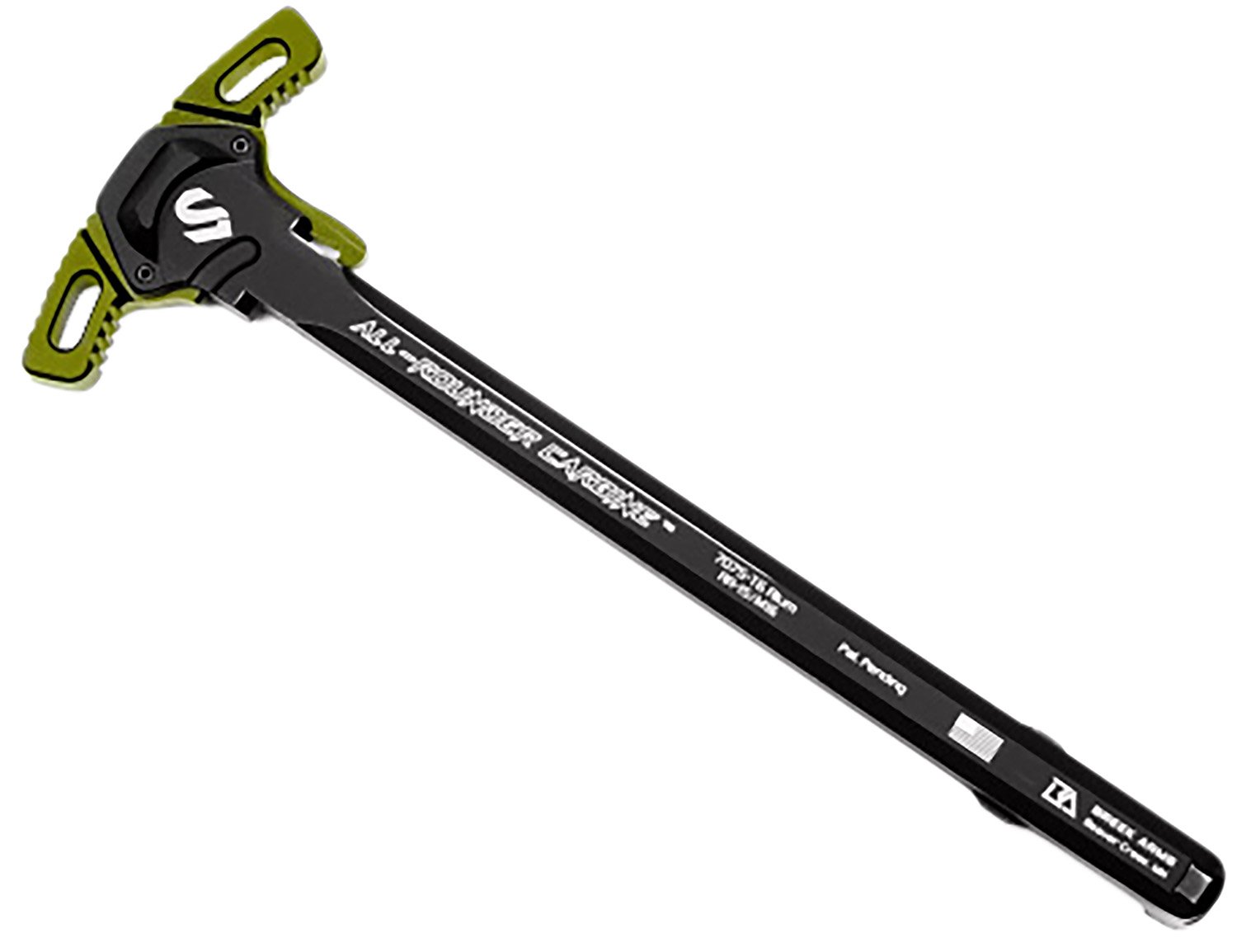 Lead & Steel LS-CHODE-ODG AR-15/M16 Charging Handle OD Green 7075-T6 Aluminum - L&S