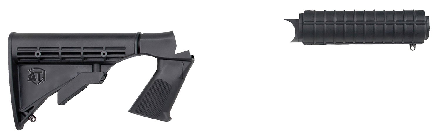 ATI HRN4100 Shotforce Stock Package Black Synthetic Pistol Grip & Forend - GSM Outdoors - RIFLE