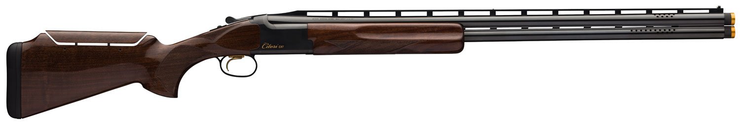 Browning Citori CXT 12 Gauge 30" 3" 2rd Shotgun, Lightweight Ported Barrels, Gold Enhanced Receiver, American Black Walnut Monte Carlo Stock With Graco Adjustable Comb - Browning - 12 Gauge