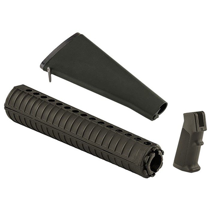 LUTH-AR LLC COMPLETE RETRO A2 FURNITURE KIT FOR AR-15 OD GREEN - Luth-AR