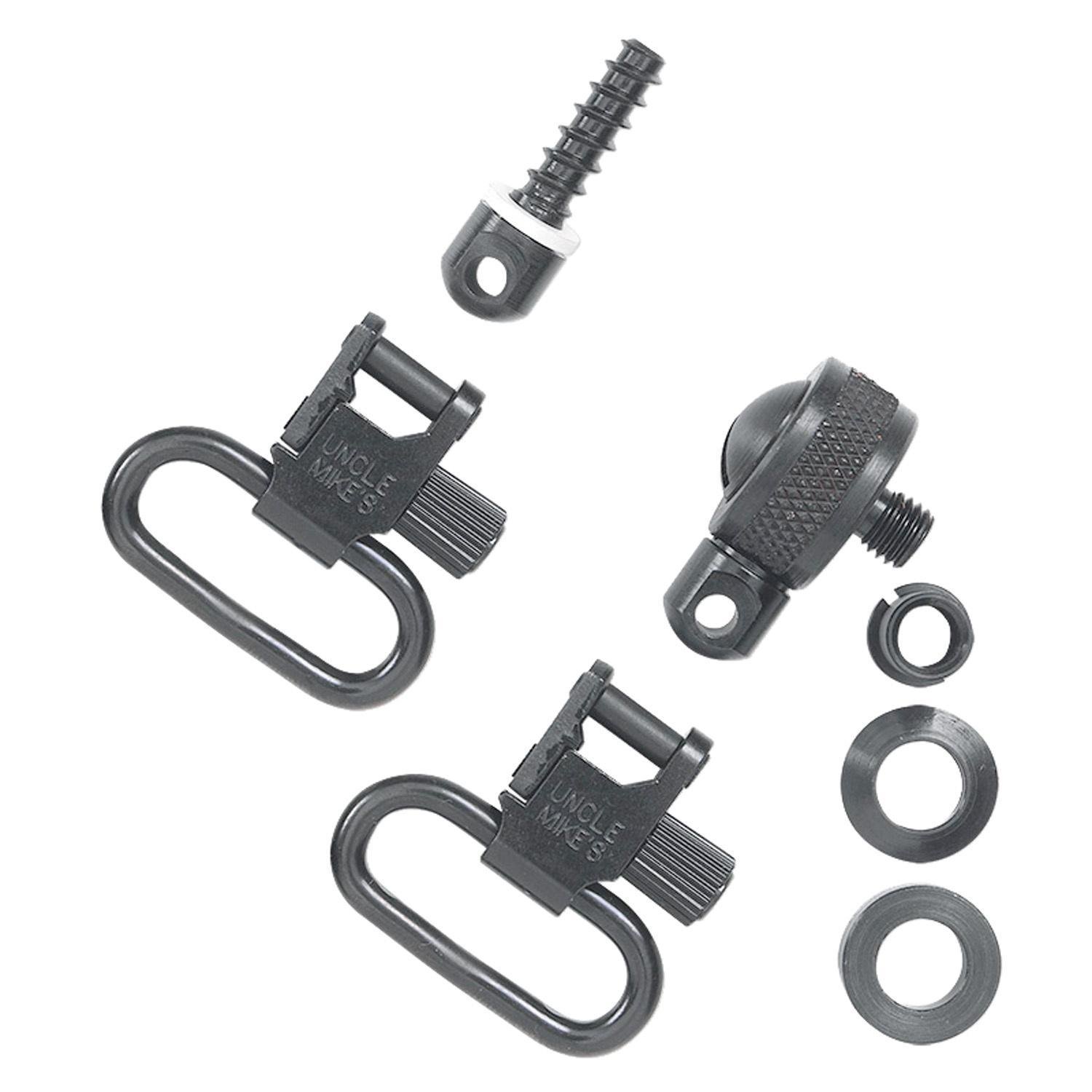 Buy Uncle Mike's 15612 Swivel Set 1 Inch Blued for Pump Auto Shotguns online