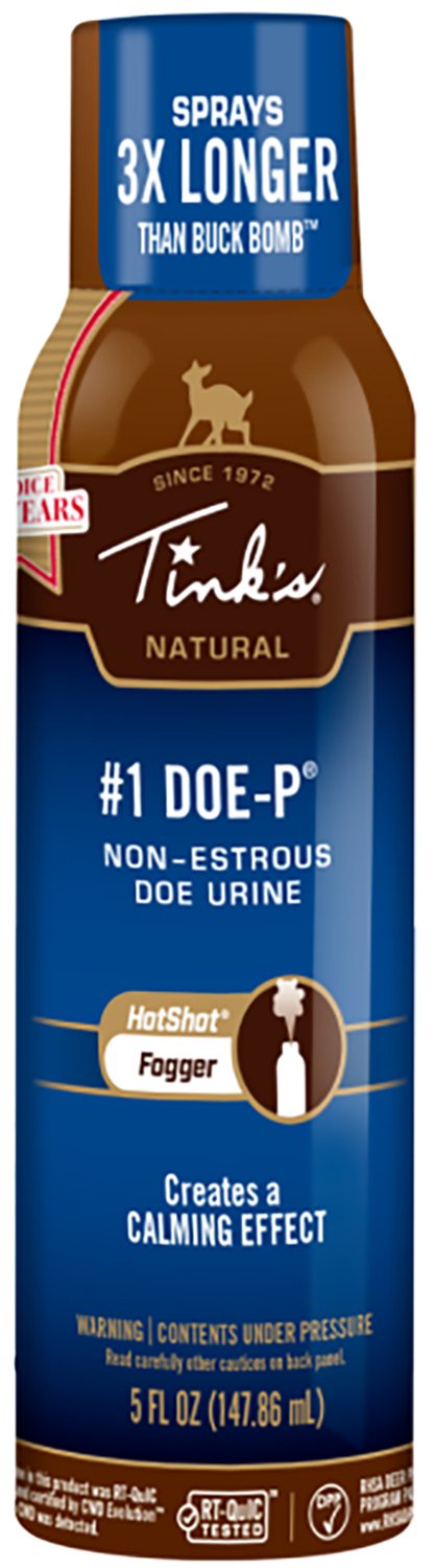 Tink's W5501 Doe-P Fogger 5 oz Non-Estrous Adjustable Spray Pure Lure - Tink's - DEER