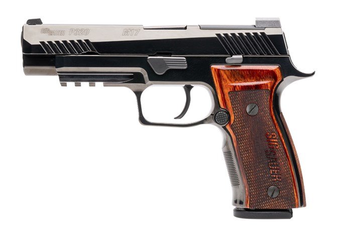 dSIG SAUER P320 M17 CEREMONIAL 9MM HIGH POLISH O.R. 2-21RD 1-17RD