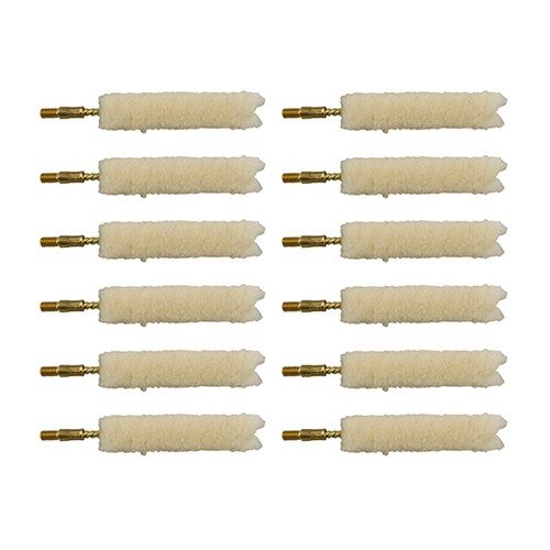 Brownells Wool Bore Mop 10MM/40 Caliber 12 Pack