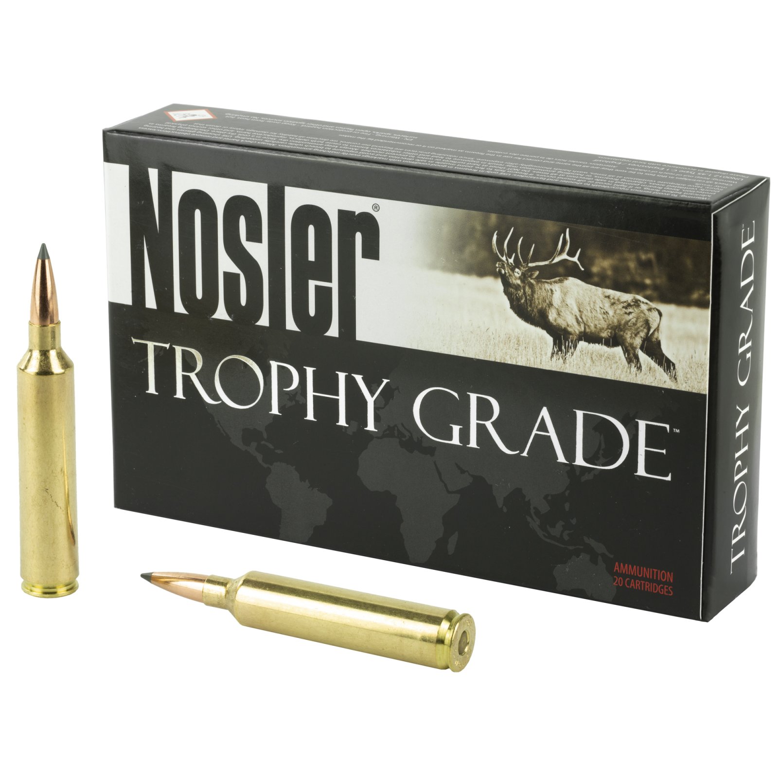 Buy Nosler Trophy Grade Long Range 26 Nosler 142 Grain Ammo 20 Rounds online