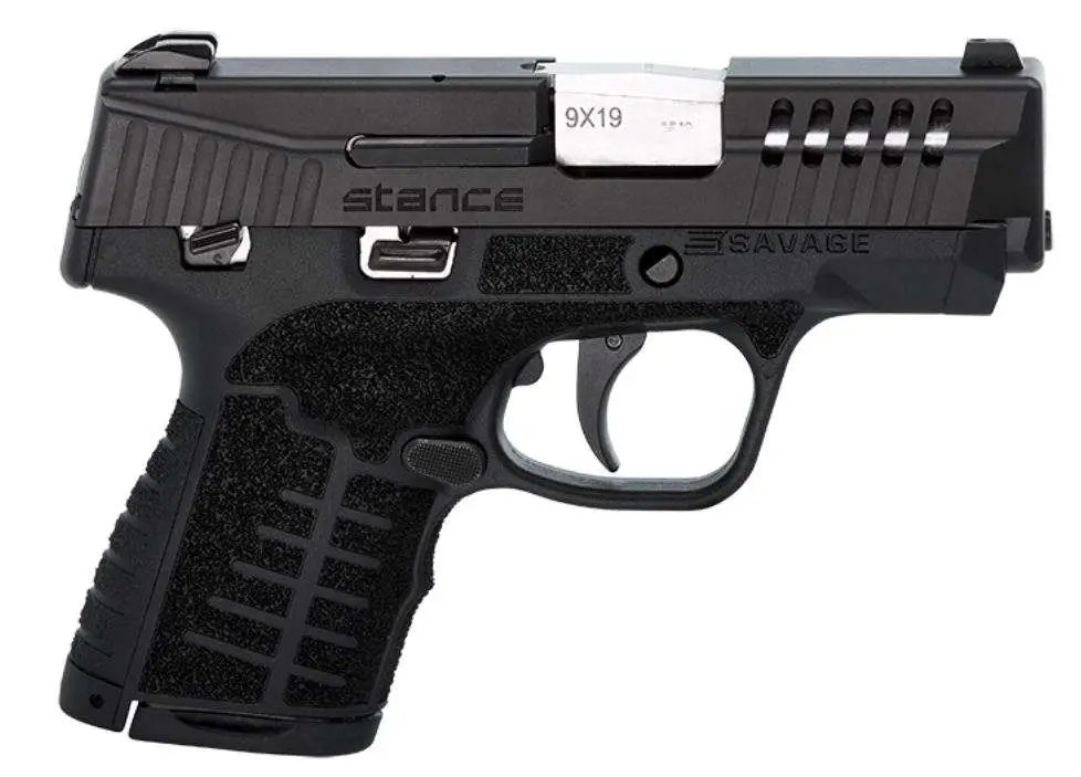 Savage Stance MC9MS 9mm Pistol 3.2" Black 7+1/10+1 - Savage Arms - 9mm