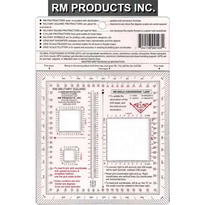 Military Square Protractor - Military