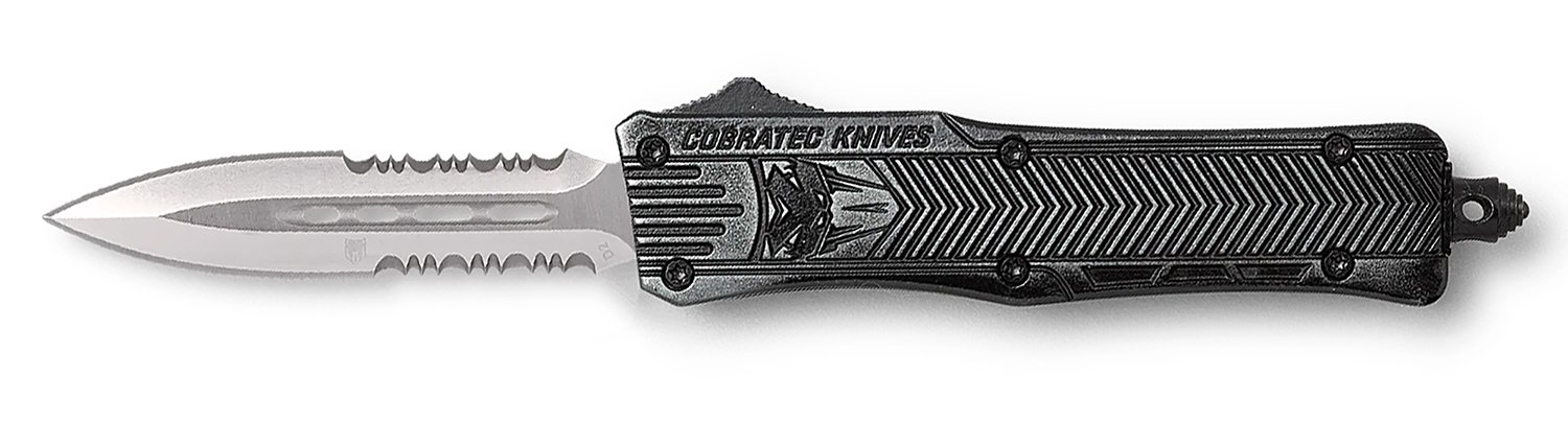 Buy CobraTec SSWCTK1SDAG2SS CTK-1 2.75" D2 Steel OTF Knife Stonewashed Handle online