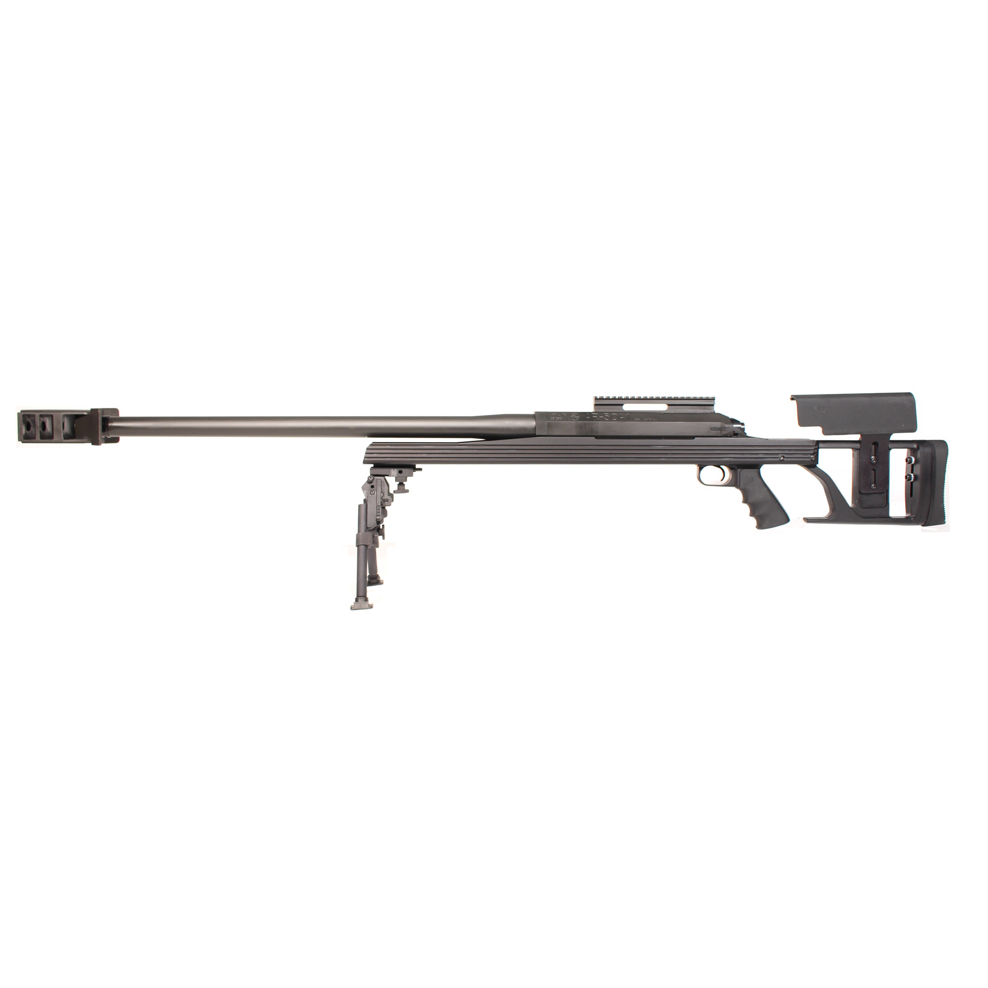 ArmaLite AR-50 50 BMG Single-Shot Bolt-Action Rifle: 30" Chrome Moly Barrel, Octagonal Receiver, V-Shaped Stock, Optics Ready