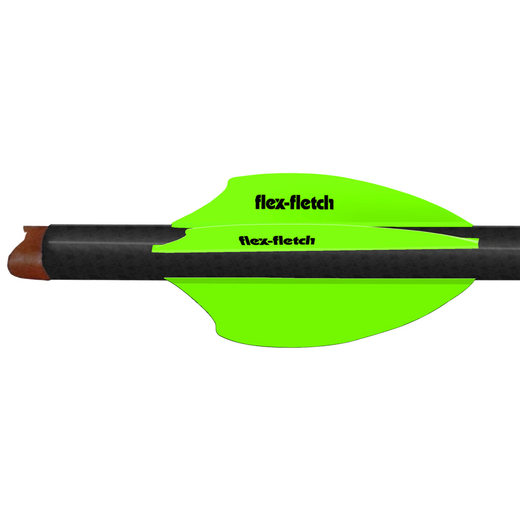 Flex Fletch SK-2-CG-100 Vanes Cosmic Green 2" 100 Pack