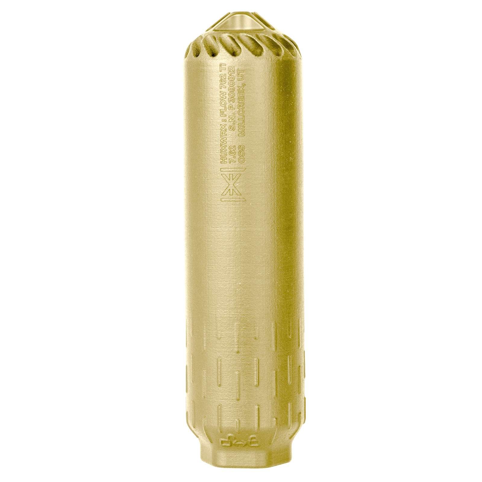 Huxwrx FLOW 762 Ti Rifle Suppressor Lightweight Titanium Multi-Caliber - HUXWRX - 762NATO