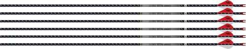 Easton 930154 4mm FMJ Arrows 300 2" Blazer Vanes 6-Pack
