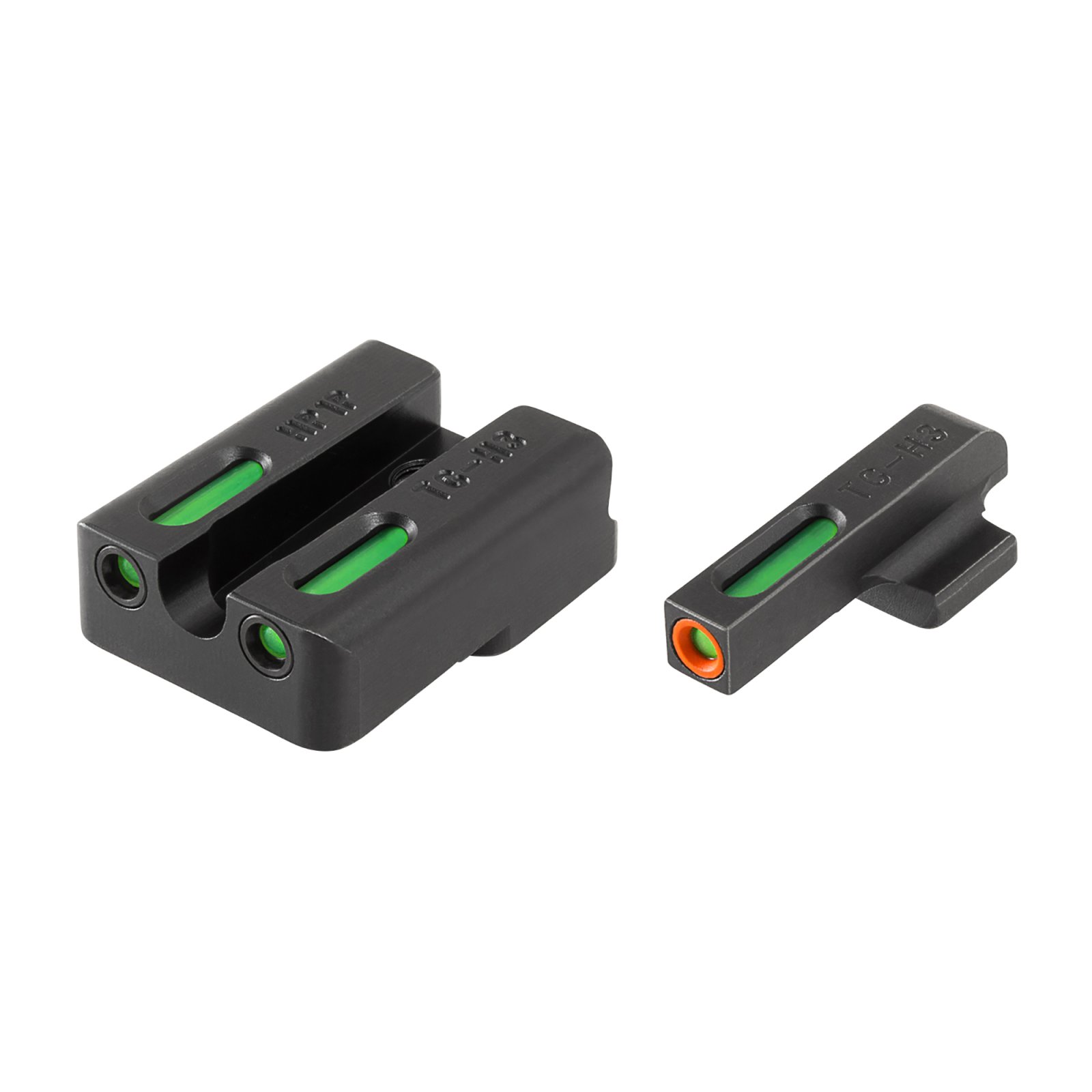 TruGlo TG13HP1PC TFX Pro Night Sight Black Tritium Fiber Optic HK 45C