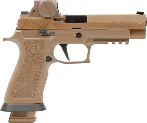 Sig Sauer M17X 9mm 4.7in Barrel Coyote 21rd Semi-Auto Pistol - Sig Sauer - 9mm