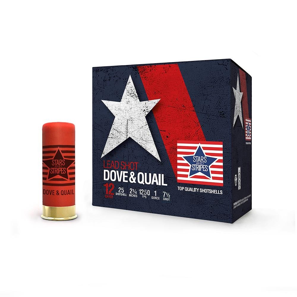 Buy PPU Stars & Stripes Dove & Quail Shotshells  12ga 2-3/4" 1 oz 1250 fps #7.5 25/ct online