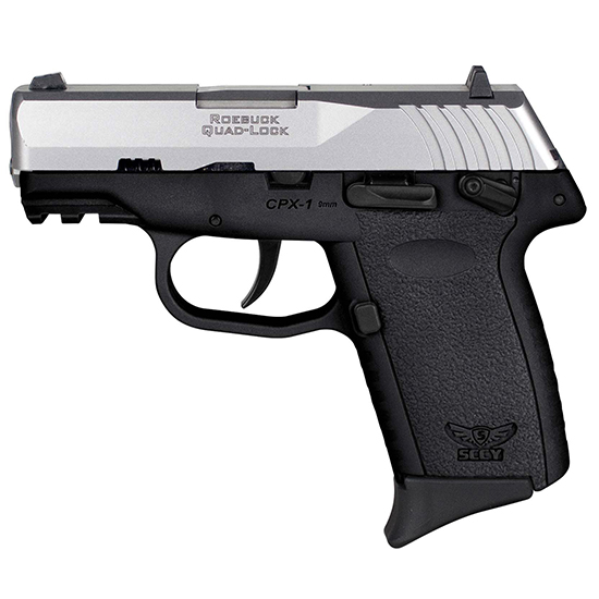SCCY CPX-1 Gen 3 9mm Compact Pistol Stainless/Black