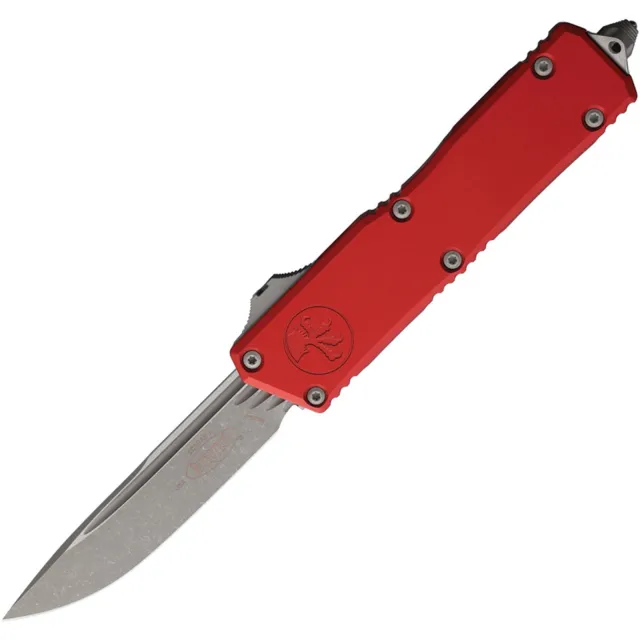 Microtech Scarab II G3 3.97 In SE/STD APOC Red ALU Handle
